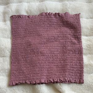 Women’s Purple Smocked Tube Top NWT NEW